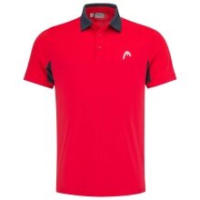 Head Tennis-Polo Slice 2023 (modern, atmungsaktiv) rot Herren