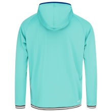 Head Kapuzenpullover Hoodie mit Kapuze Topspin (100% Polyester) türkis/blau Herren