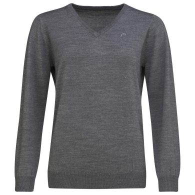 Head Pullover V-Neck (Merinowolle) grau Damen