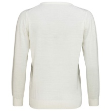 Head Pullover V-Neck (Merinowolle) weiss Damen