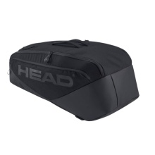 Head Tennis-Racketbag Djokovic Pro X Racquet Bag L (Schlägertasche, 2 Hauptfächer) 2025 schwarz 9er