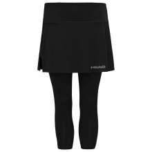 Head Tennisrock (Rock + 3/4 Tights) Club schwarz Damen