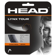 Head Tennissaite Lynx Tour (Kontrolle+Spin) schwarz 12m Set