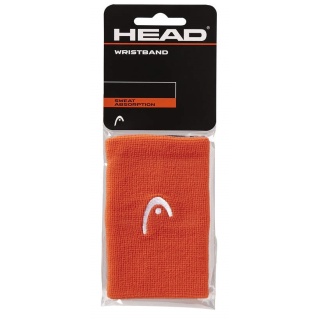 Head Schweissband Handgelenk Jumbo Logo orange - 2 Stück