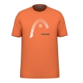 Head Tennis-Tshirt Club Carl (Mischgewebe, feuchtigkeitsabsorbierend) 2025 orange Herren