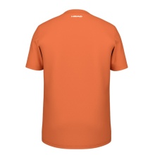 Head Tennis-Tshirt Club Carl (Mischgewebe, feuchtigkeitsabsorbierend) 2025 orange Herren