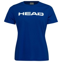 Head Tennis-Shirt Club Basic (Mischgewebe) royalblau Damen