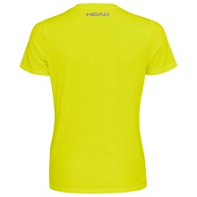 Head Tennis-Shirt Club Lara 2023 (Mischgewebe) gelb Damen