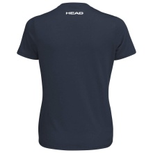 Head Tennis-Shirt Club Lucy 2023 (Polyester/Baumwolle) navyblau Damen