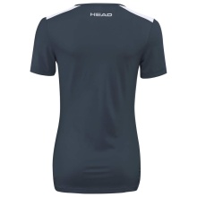 Head Tennis-Shirt Club 22 Tech (Moisture Transfer Microfiber Technologie) navyblau Damen