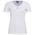 Head Tennis-Shirt Club Tech (Moisture Transfer Microfiber Technologie) weiss/weiss Damen