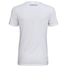 Head Tennis-Shirt Club Tech (Moisture Transfer Microfiber Technologie) weiss/weiss Damen