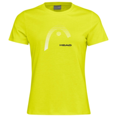 Head Tennis-Shirt Club 22 Lara (Baumwollmix) gelb Damen