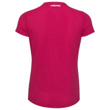 Head Tennis-Shirt Tie-Break 2023 (Moisture Transfer Microfiber Technologie) berrypink/weiss Damen