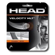 Besaitung mit Tennissaite Head Velocity MLT (Armschonung+Touch) schwarz