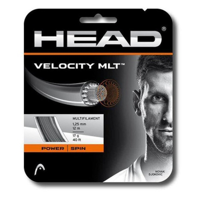 Head Tennissaite Velocity MLT (Armschonung+Touch) schwarz 12m Set