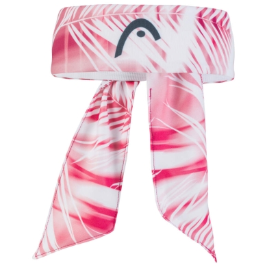 Head Stirnband Bandana (feuchtigkeitsabsorbierend, Microfiber Technologie) pink/weiss - 1 Stück