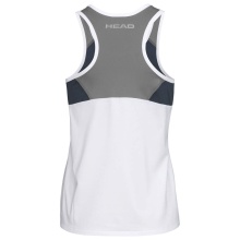 Head Tennis-Tank Top Club (Racer Back, modern) weiss/navyblau Mädchen