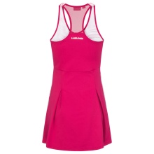 Head Tennis-Kleid Spirit Dress (separate Innenhose, V-Ausschnitt) berrypink/weiss Damen