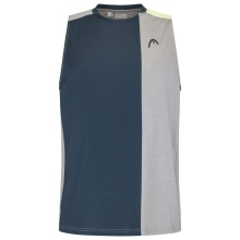 Head Tennis-Padel Tank Top (Mesh-Einsätze) grau/blau/hellgrün Herren