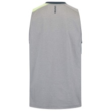 Head Tennis-Padel Tank Top (Mesh-Einsätze) grau/blau/hellgrün Herren