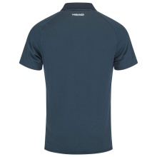 Head Tennis-Polo Performance 2023 (Moisture Transfer Microfiber Technologie) navyblau Herren