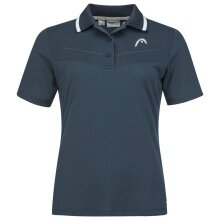 Head Tennis-Polo Performance 2023 (Moisture Transfer Microfiber Technologie) navyblau Damen