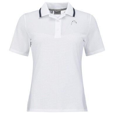 Head Tennis-Polo Performance 2023 (Moisture Transfer Microfiber Technologie) weiss Damen