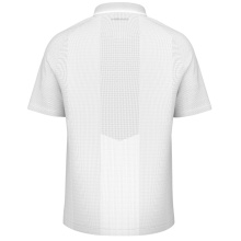 Head Tennis-Polo Performance (100% Polyester, Moisture Transfer Microfiber Technologie) 2025 weiss/grau Herren