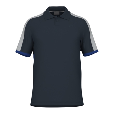 Head Tennis-Polo Play Tech (Mesh-Einsätze) navyblau/royalblau Herren