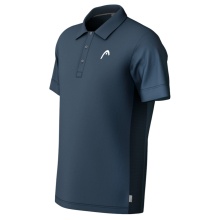 Head Tennis-Polo Slice (feuchtigkeitsabsorbierend) 2025 navyblau Herren