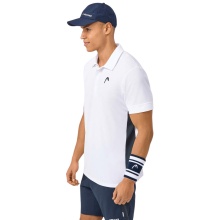 Head Tennis-Polo Slice (feuchtigkeitsabsorbierend) 2025 weiss Herren