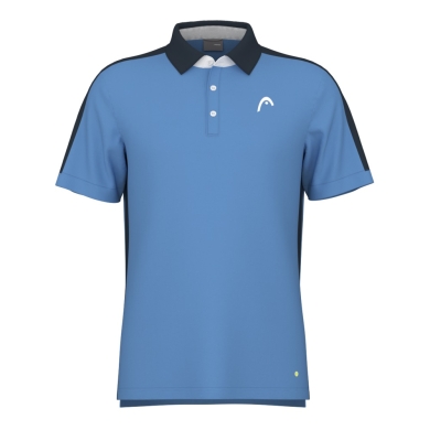 Head Tennis-Polo Slice 2024 (Mesh-Einsätze) hellblau Herren