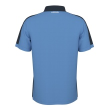 Head Tennis-Polo Slice 2024 (Mesh-Einsätze) hellblau Herren