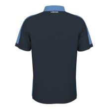 Head Tennis-Polo Slice 2024 (Mesh-Einsätze) navyblau Herren