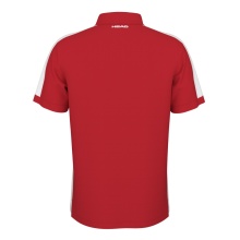 Head Tennis-Polo Slice 2024 (Mesh-Einsätze) rot Herren