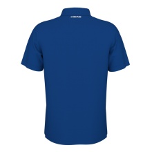 Head Tennis-Polo Slice 2024 (Mesh-Einsätze) royalblau Herren