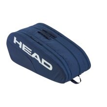 Head Tennis-Racketbag Base Racquet Bag L (Schlägertasche, 3 Hauptfächer) 2025 navyblau 9er