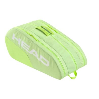 Head Tennis-Racketbag Base Racquet Bag L (Schlägertasche, 3 Hauptfächer) 2025 limegrün 9er