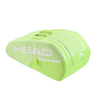 Head Tennis-Racketbag Base Racquet Bag L (Schlägertasche, 3 Hauptfächer) 2025 limegrün 9er