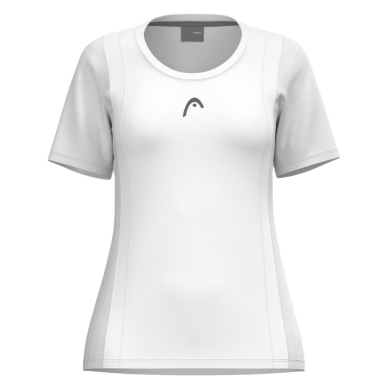 Head Tennis-Shirt Club 25 Tech (100% Polyester, schnelltrocknend) weiss Damen