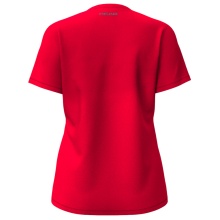 Head Tennis-Shirt Club Original (schnelltrocknend) rot Damen