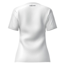 Head Tennis-Shirt Club 25 Tech (Moisture Transfer Microfiber Technologie) weiss Mädchen