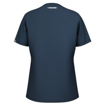 Head Tennis-Shirt Lara (schnelltrocknend) 2025 navyblau Damen