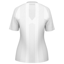 Head Tennis-Shirt Performance 2025 (Polyester-Jacquard, schnelltrocknend) weiss Damen