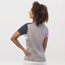 Head Tennis-Shirt Play Tech (atmungsaktiv, Mesh-Einsätze) pink/grau Damen