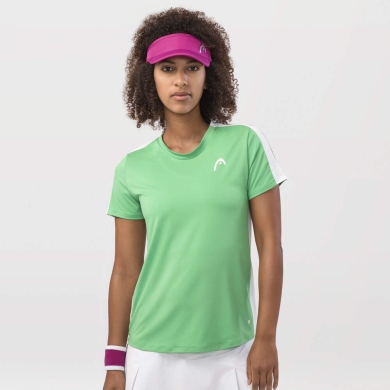 Head Tennis-Shirt Tie-Break 2024 (Moisture Transfer Microfiber Technologie) grün Damen