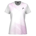 Head Tennis-Shirt Tie-Break (Moisture Transfer Microfiber Technologie) 2025 weiss/rosa Damen