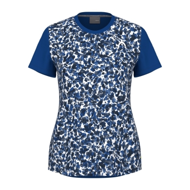 Head Tennis-Shirt Tie-Break II 2024 (atmungsaktiv, schnell trocknend) royalblau/weiss Damen