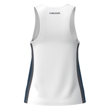 Head Tennis-Tank Top Club 25 (Racer Back) 2025 weiss/navyblau Mädchen